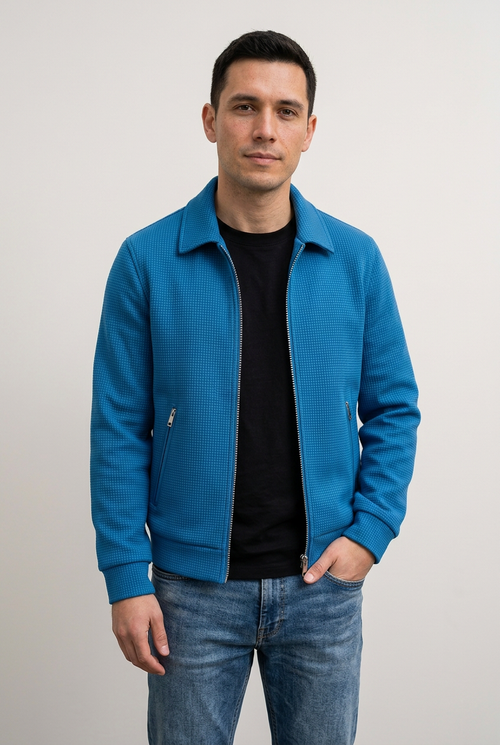 Adrián - Chaqueta de solapa texturizada