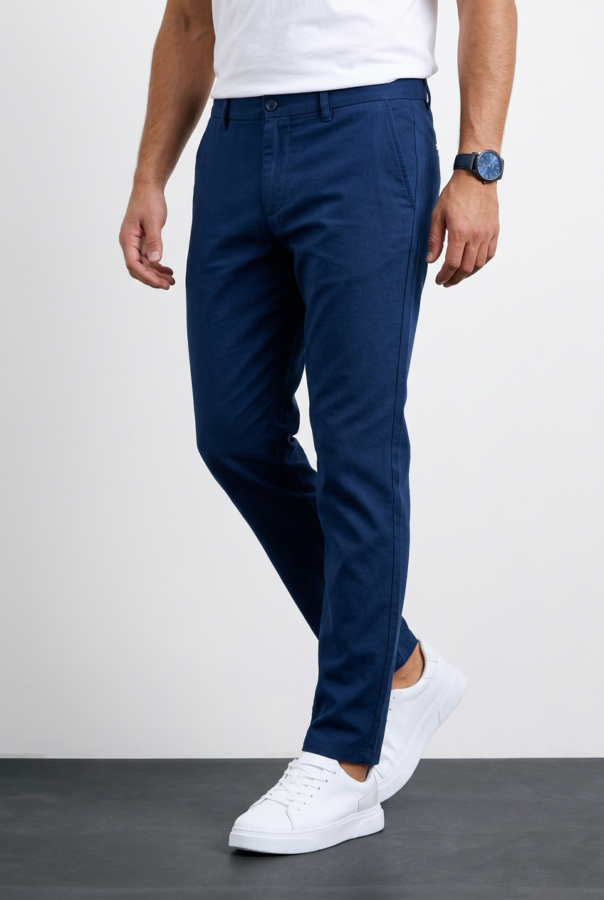 Benjamín - Pantalón recto ligero