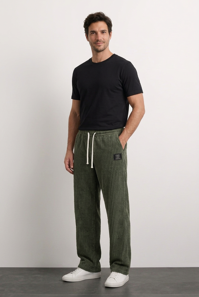 Pablo - Pantalón de terciopelo acanalado