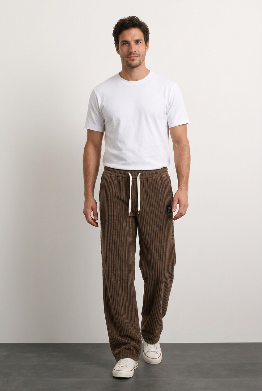 Pablo - Pantalón de terciopelo acanalado
