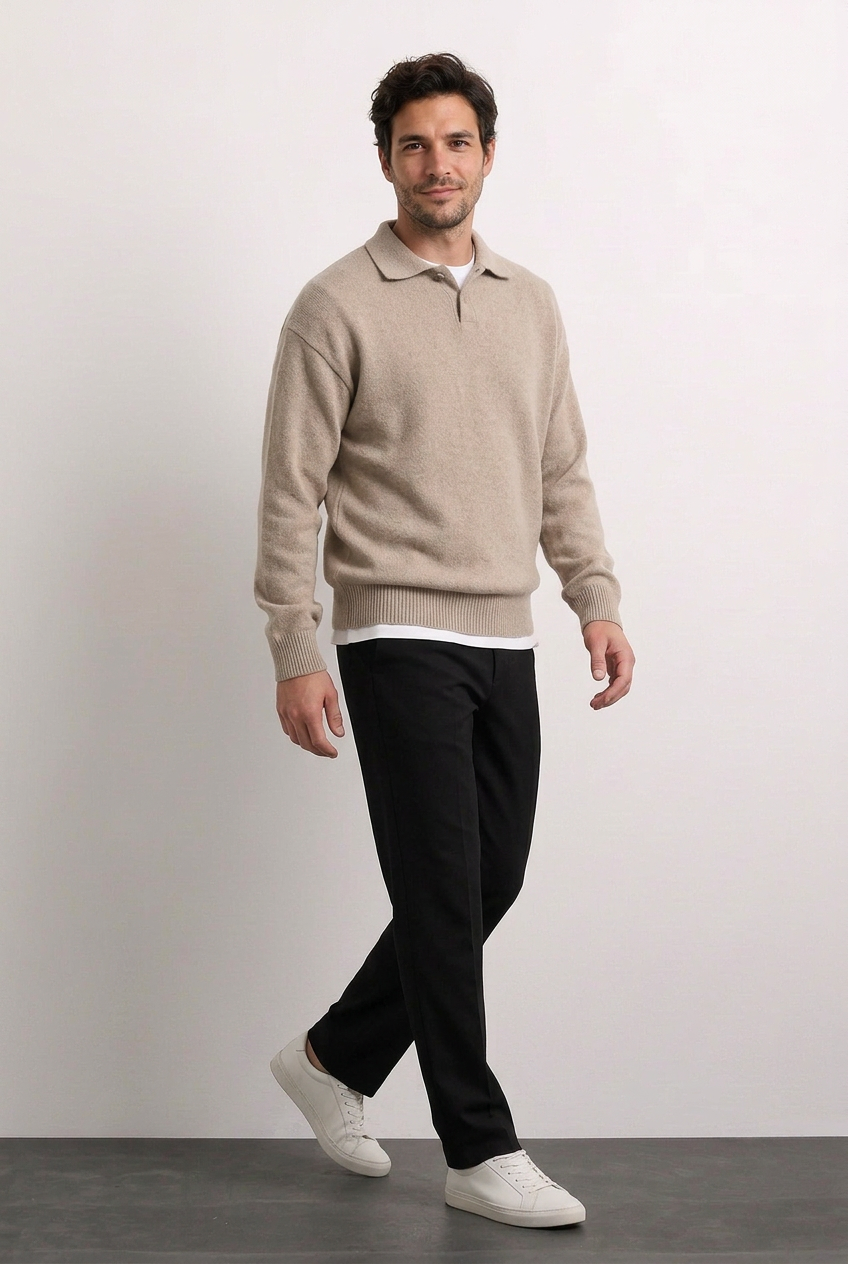 Eduardo beige cuerpo completo