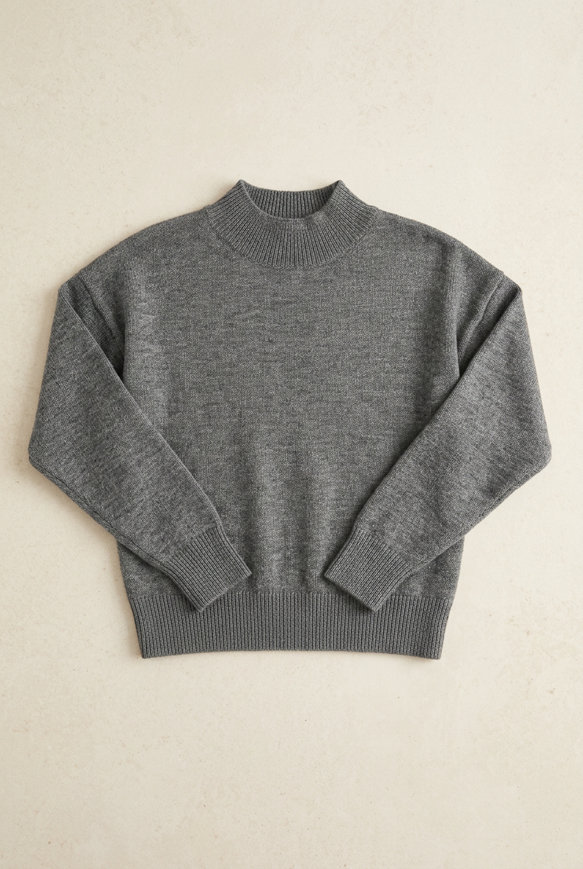 Jersey Virginia gris oscuro, prenda sola