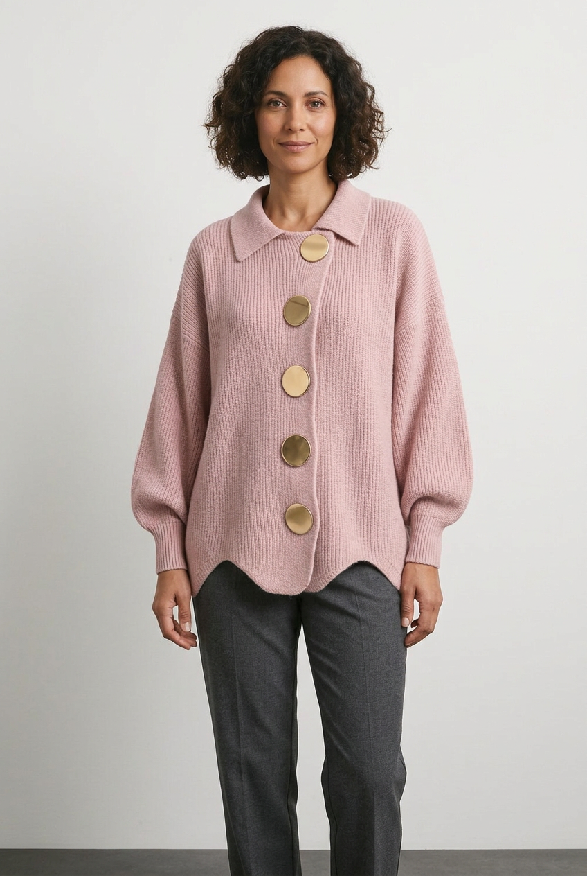 Estefanía rosa con modelo