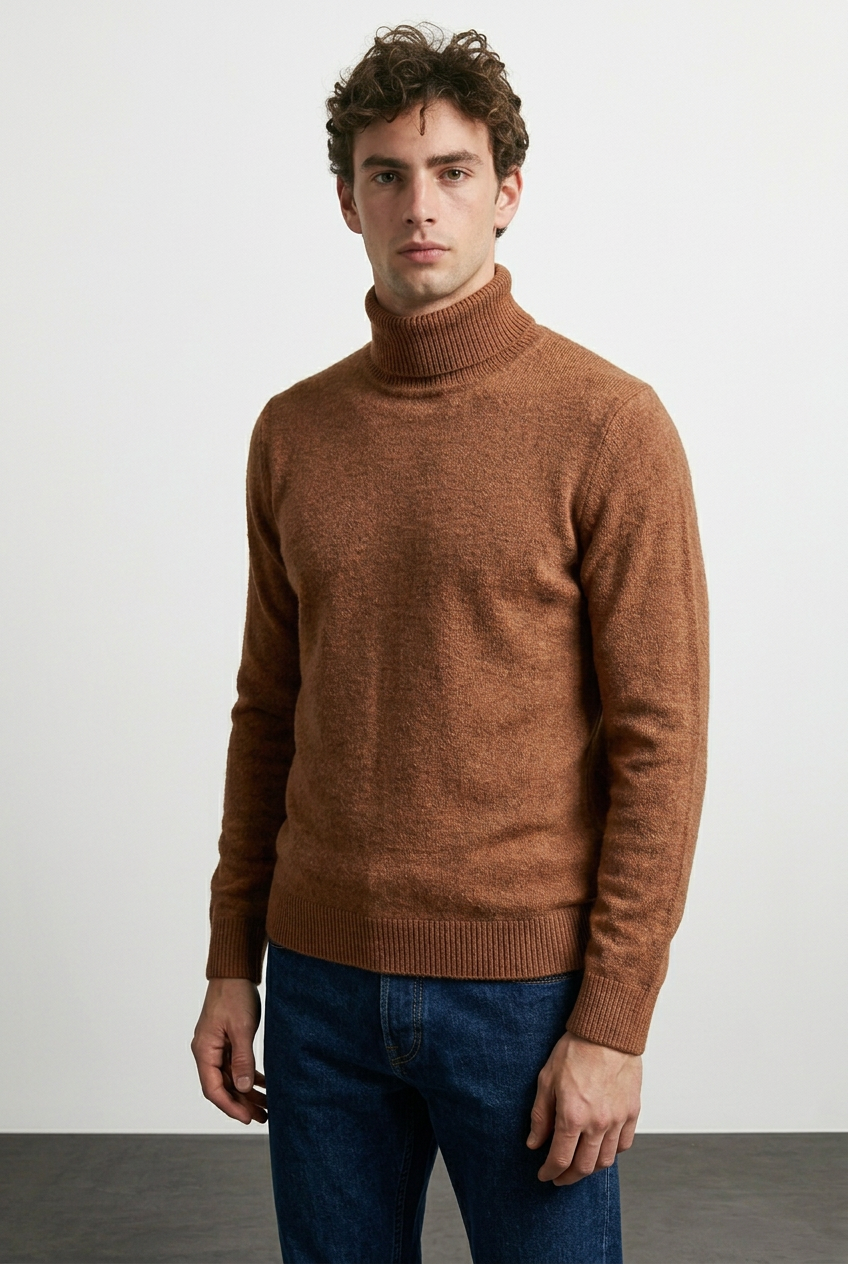 Leandro - Jersey de cuello alto