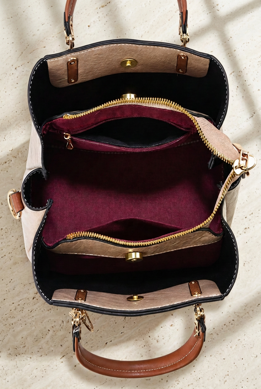 Alejandra, bolso caqui minimalista – foto 3