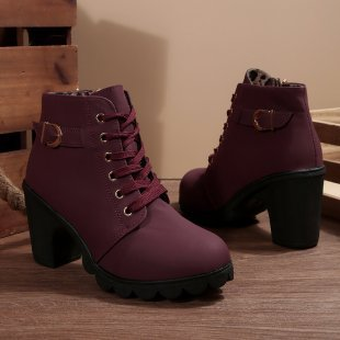 Silvia, botines con cordones y hebilla – foto 6