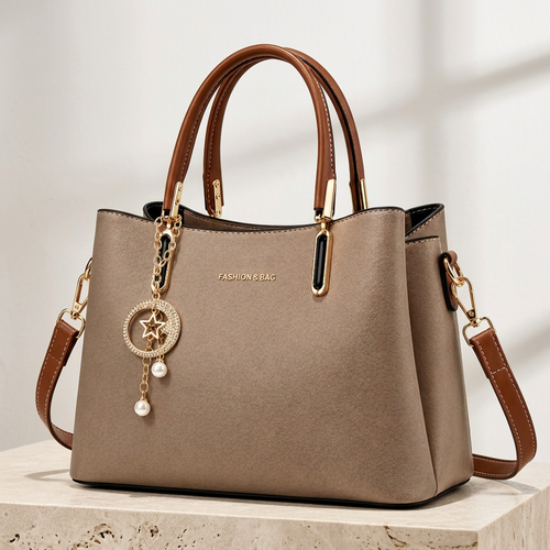Alejandra, bolso caqui minimalista