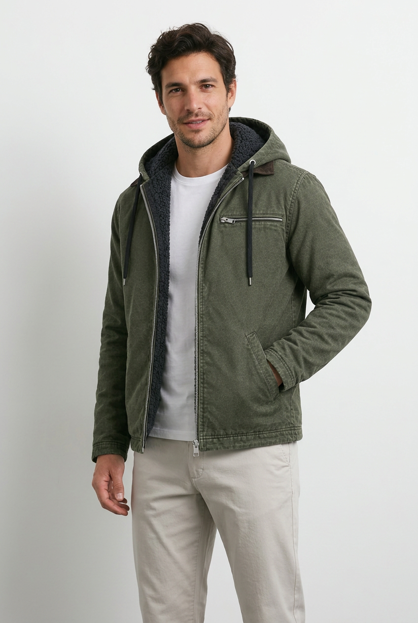Ricardo verde con modelo