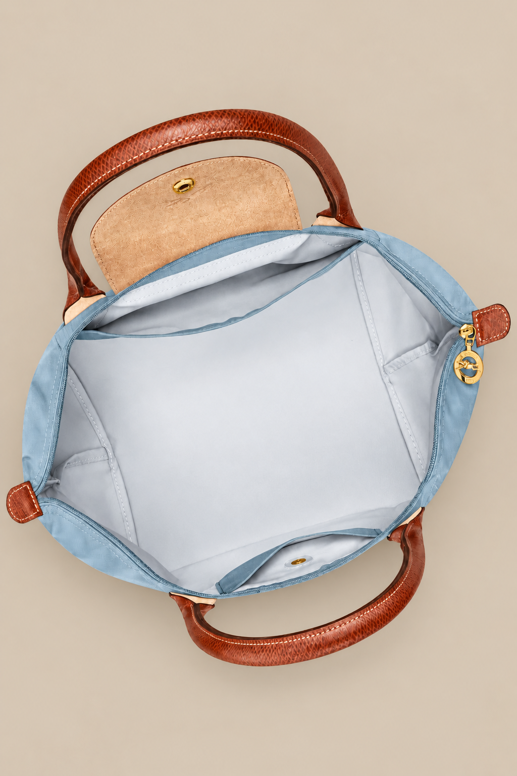 Bolso Nerea, interior con fondo arena