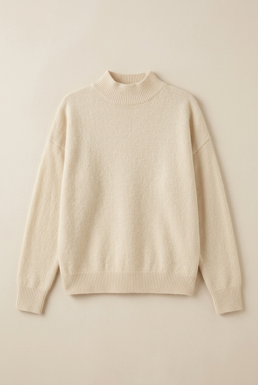 Jersey Virginia beige, prenda sola