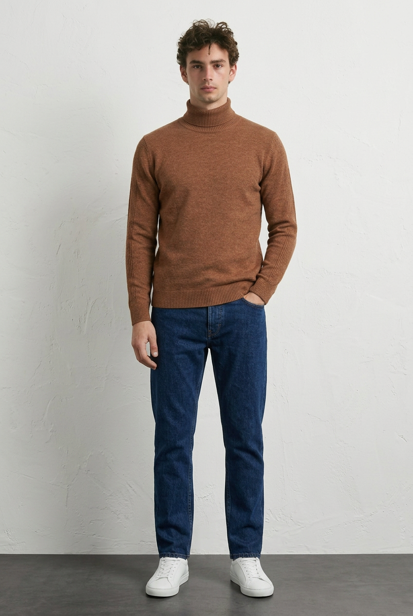 Leandro - Jersey de cuello alto