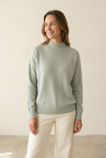 Jersey Virginia verde claro con modelo
