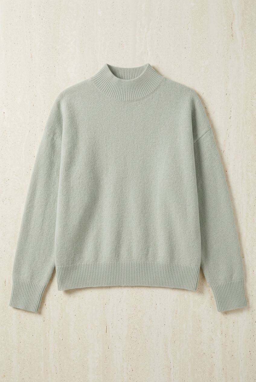 Jersey Virginia verde claro, prenda sola